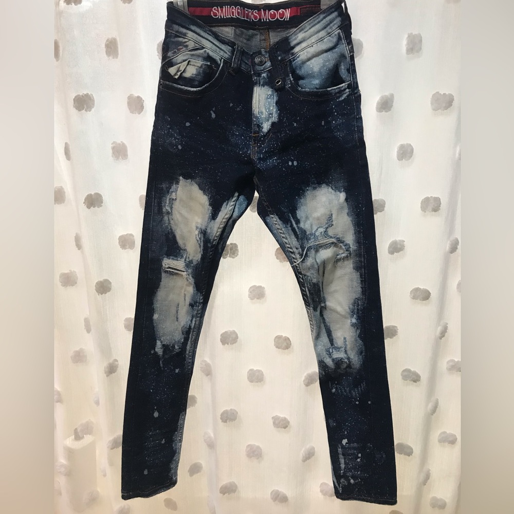 Smuggler’s Moon Mens distressed jeans W28 L31